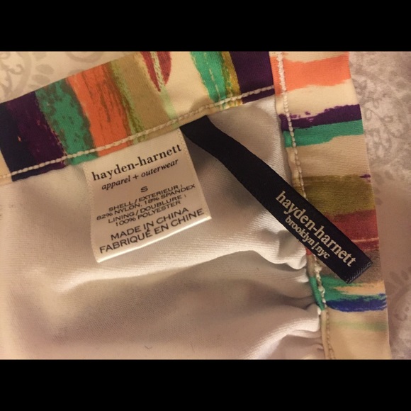 Hayden Harnett multi stripe bikini halter tie top - Picture 5 of 8